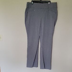 Maurices Gray Straight Leg Pants Modern Business Casual